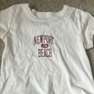 Newport Beach Brandy Melville shirt